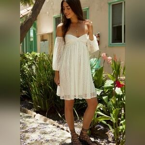 NWT Free People Emmy Lou Elegant Lace Dress MEDIUM